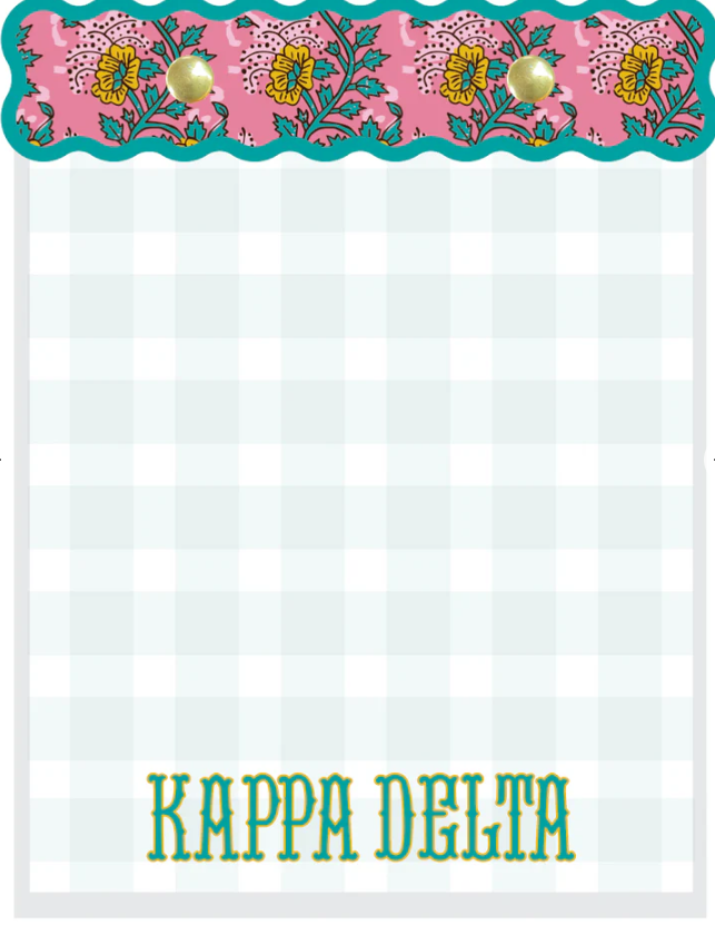 Sorority Block Notepad