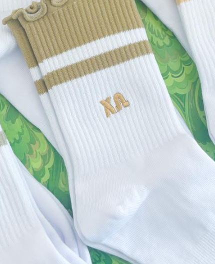 Sorority Lettuce Edge Socks