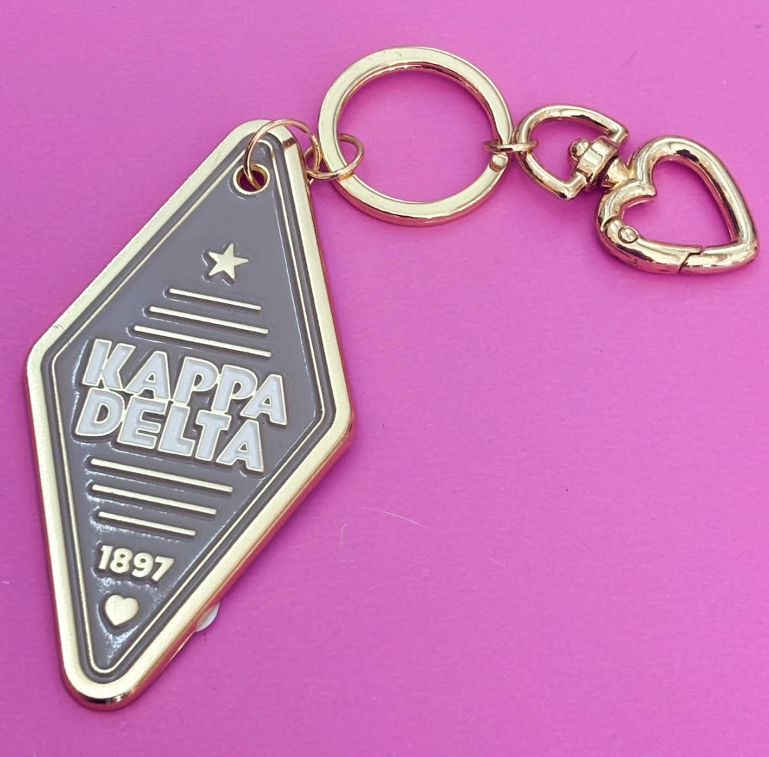 Sorority Enamel Bag Charm