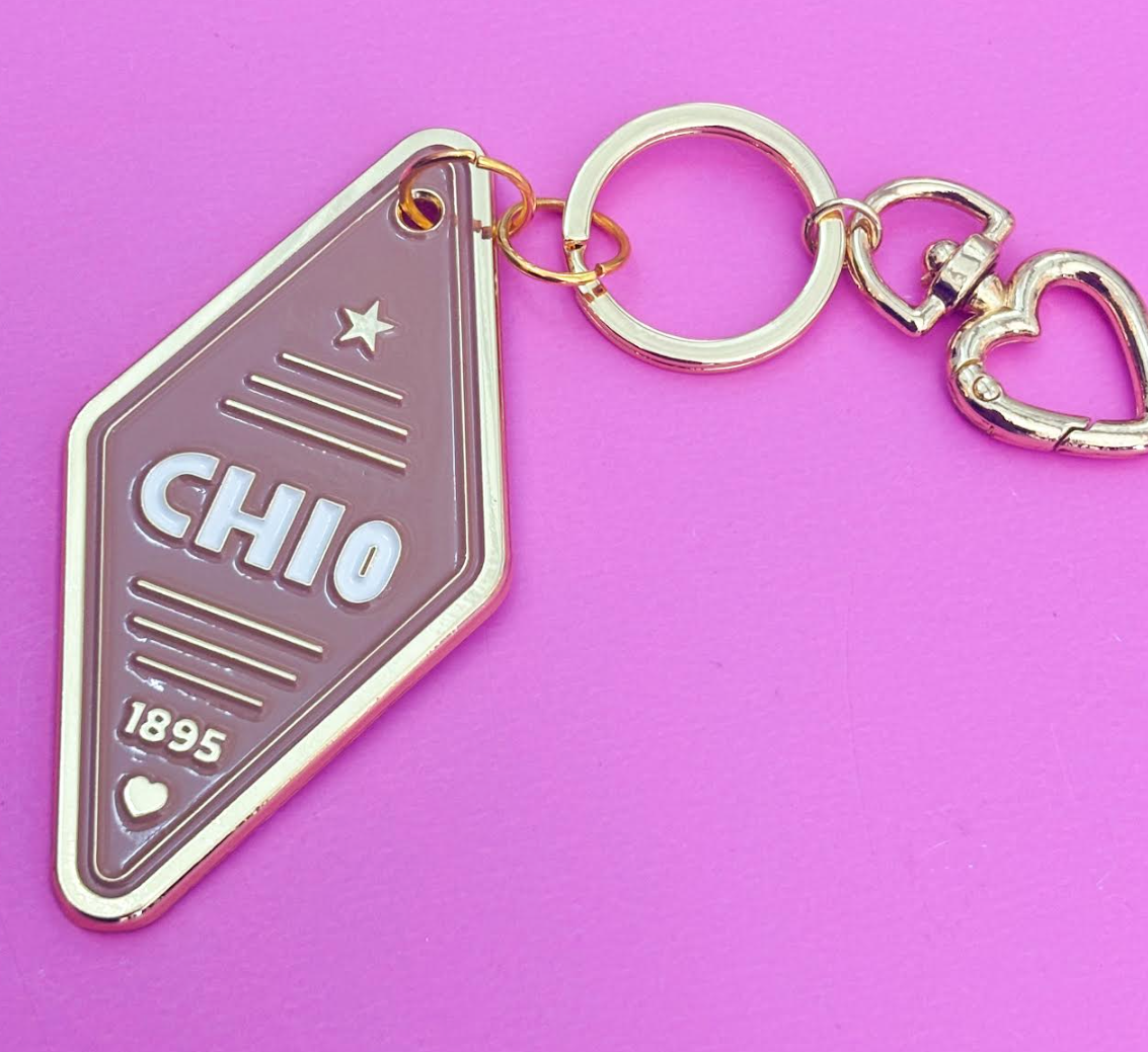 Sorority Enamel Bag Charm