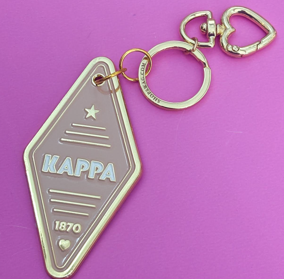 Sorority Enamel Bag Charm