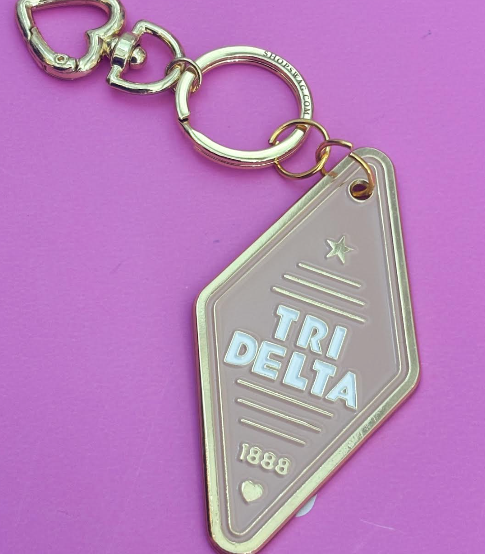 Sorority Enamel Bag Charm