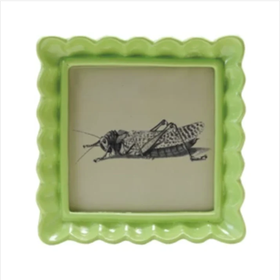 Resin Ruffled Photo Frame