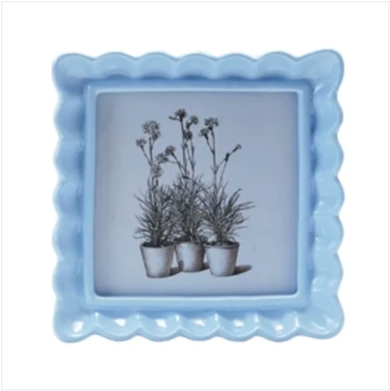 Resin Ruffled Photo Frame