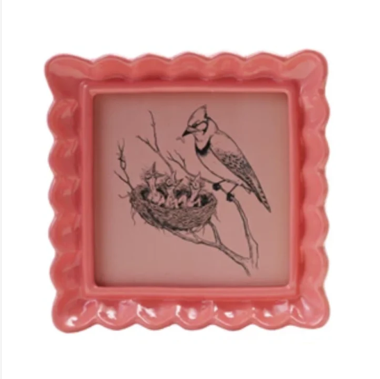 Resin Ruffled Photo Frame