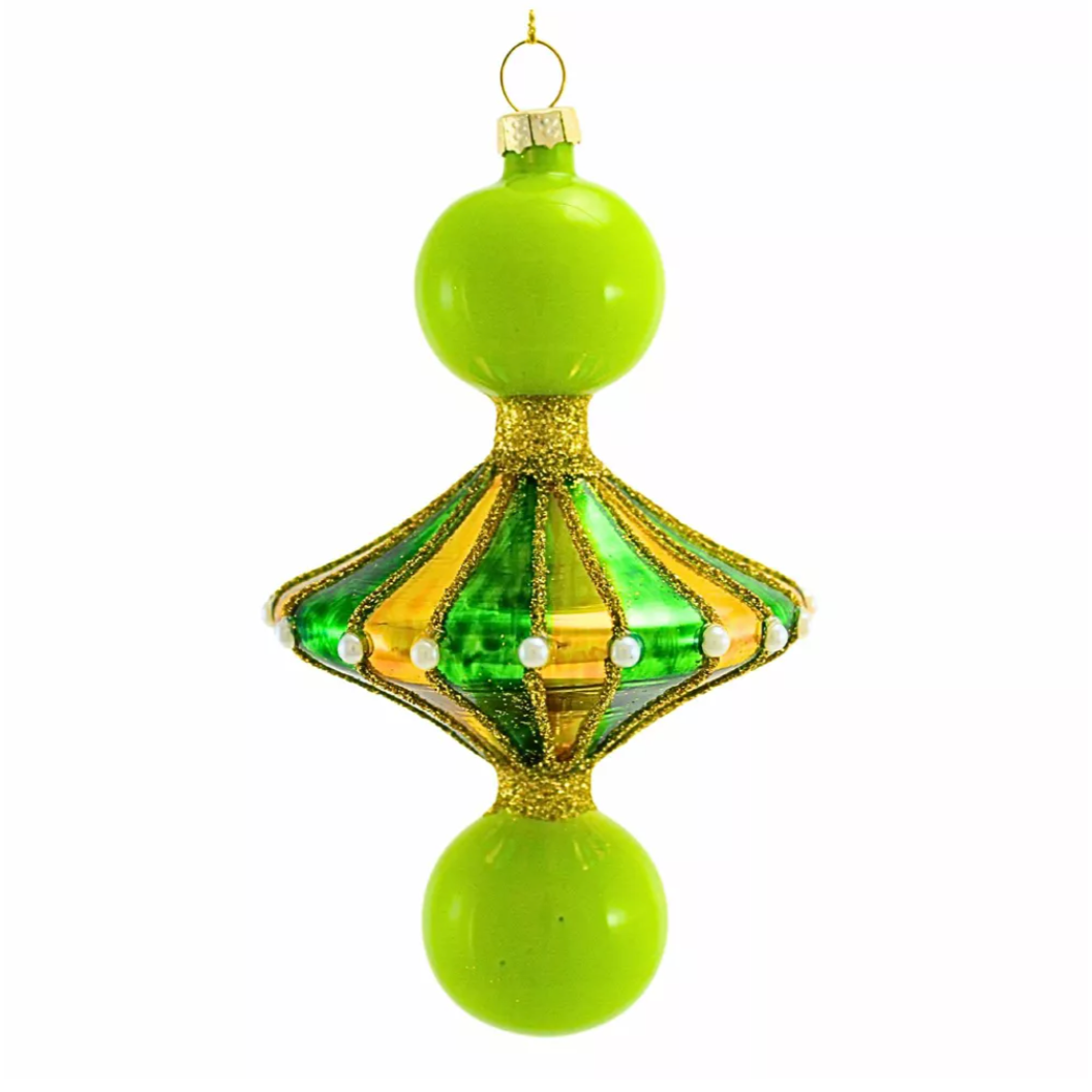 Merry and Bright Spindle Ornament