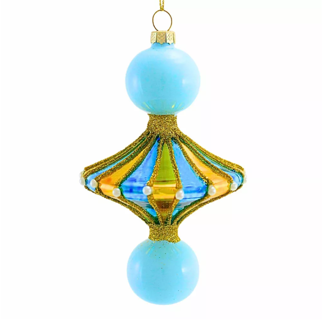 Merry and Bright Spindle Ornament