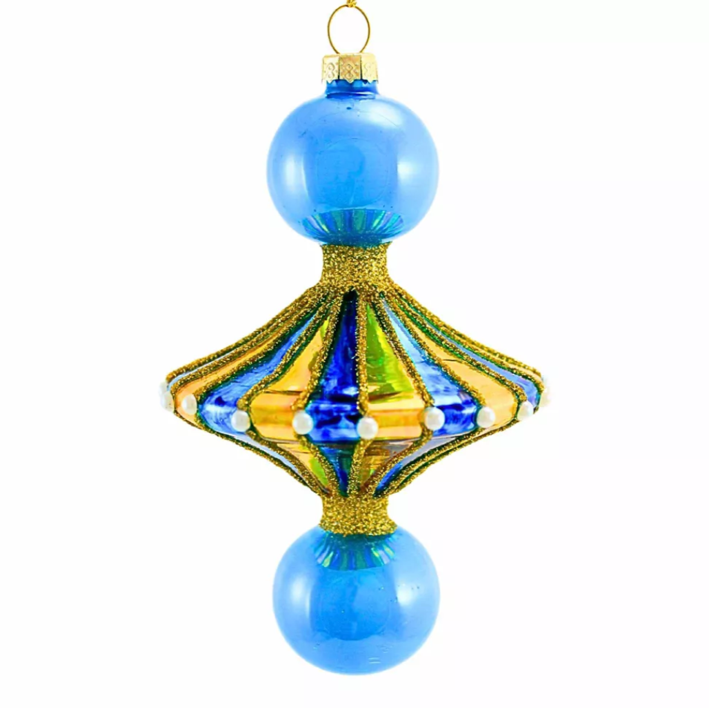 Merry and Bright Spindle Ornament