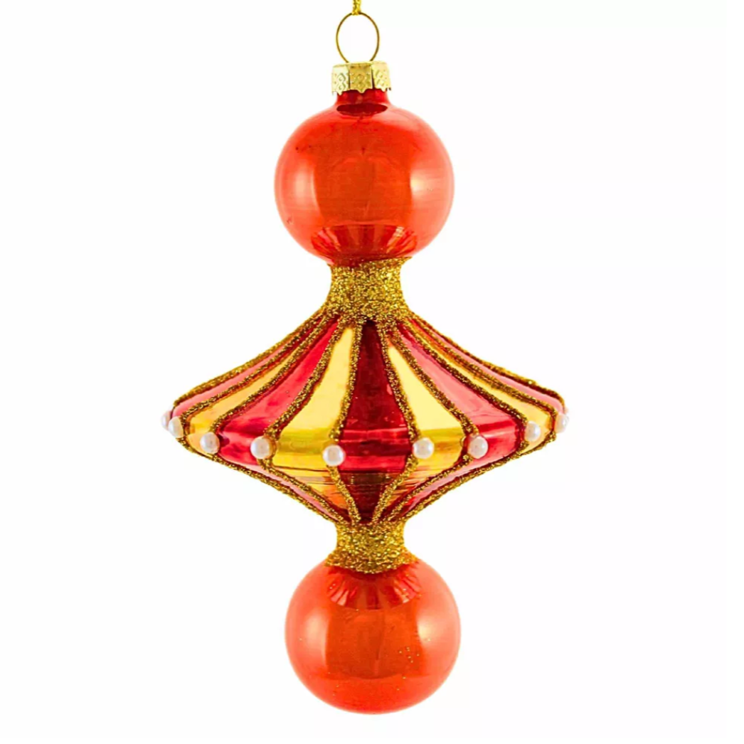 Merry and Bright Spindle Ornament