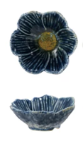 Stoneware Flower Bowl
