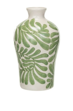 Vase with Abstract Designs