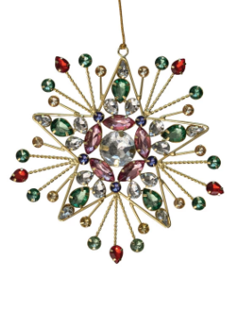 Jeweled Star Ornament