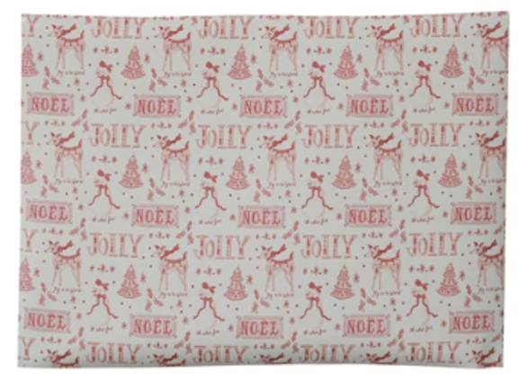 Rustic Red Wrapping Paper Sheets