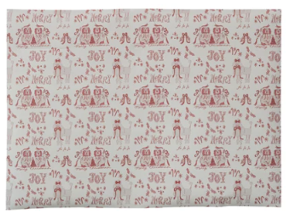 Rustic Red Wrapping Paper Sheets