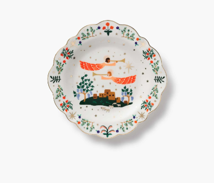 Nativity Porcelain Dessert Plates