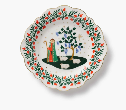 Nativity Porcelain Dessert Plates