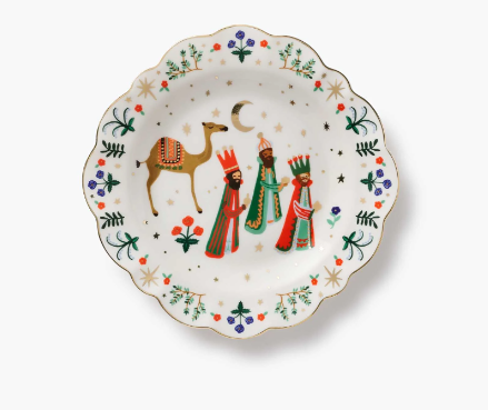 Nativity Porcelain Dessert Plates