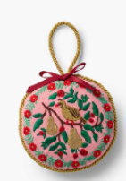 Christmastide Embroidered Ornament