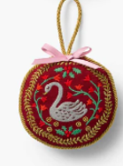 Christmastide Embroidered Ornament