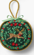 Christmastide Embroidered Ornament