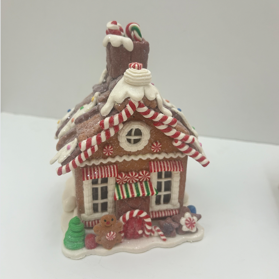 Glitter LED Gingerbread House