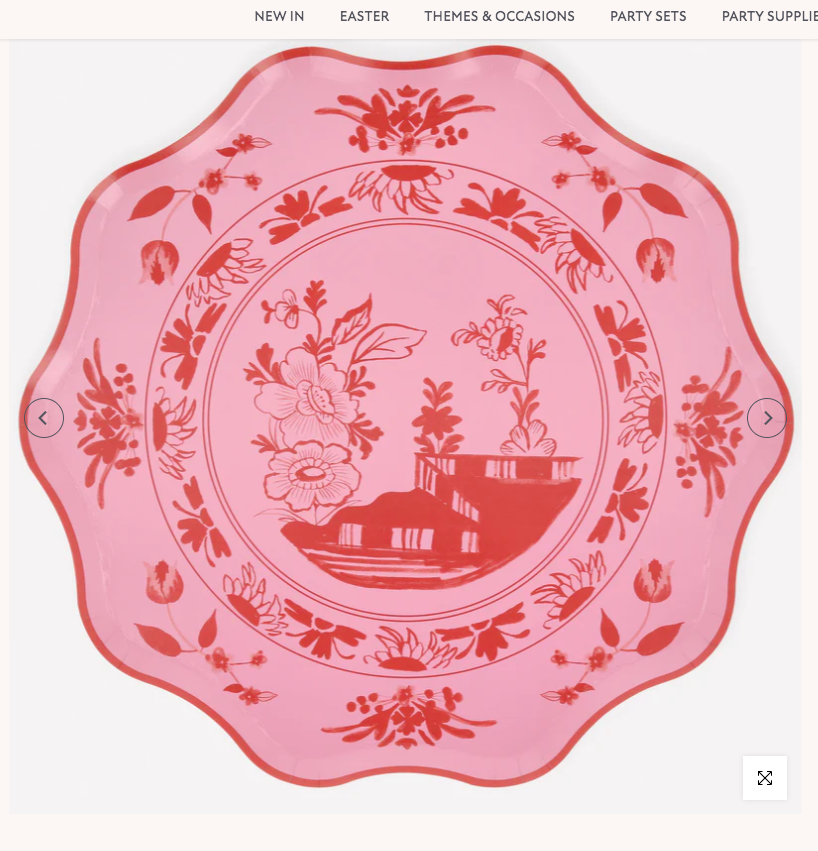 Pink vintage Plates