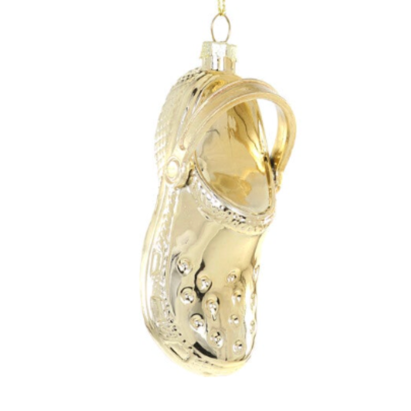 Gold Croc Ornament