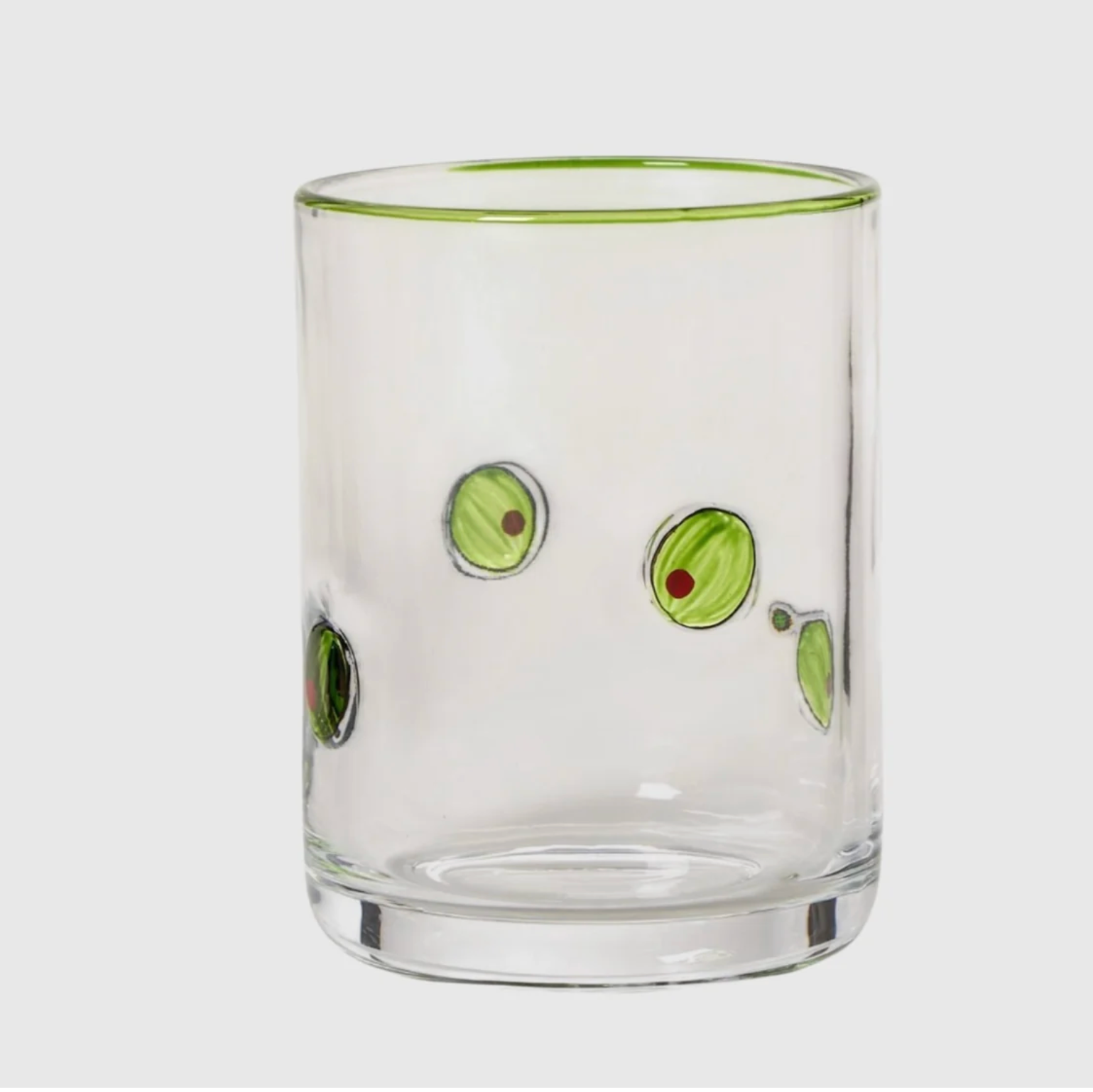 Martini Olive Glass