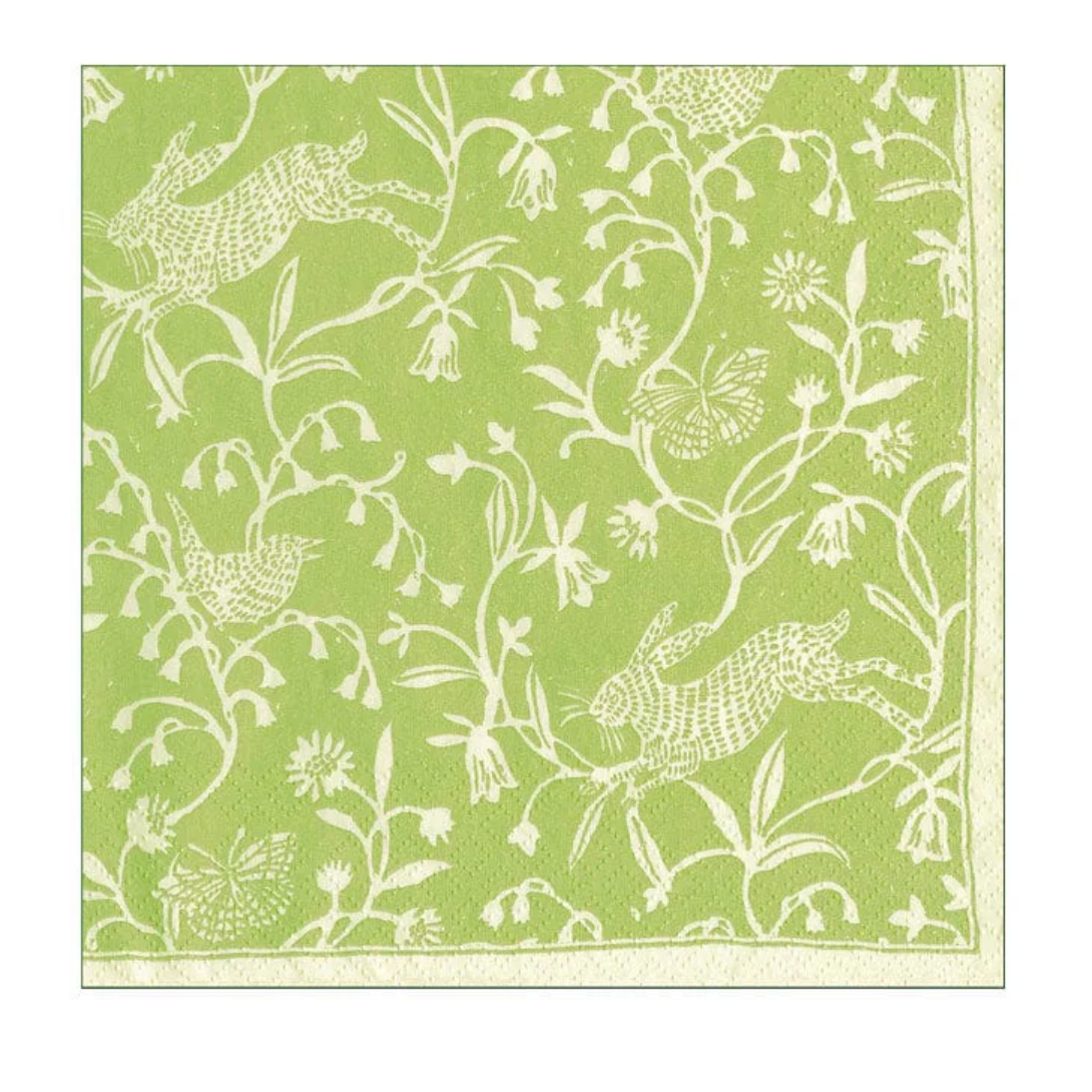 Hedgerow Moss Cocktail Napkins