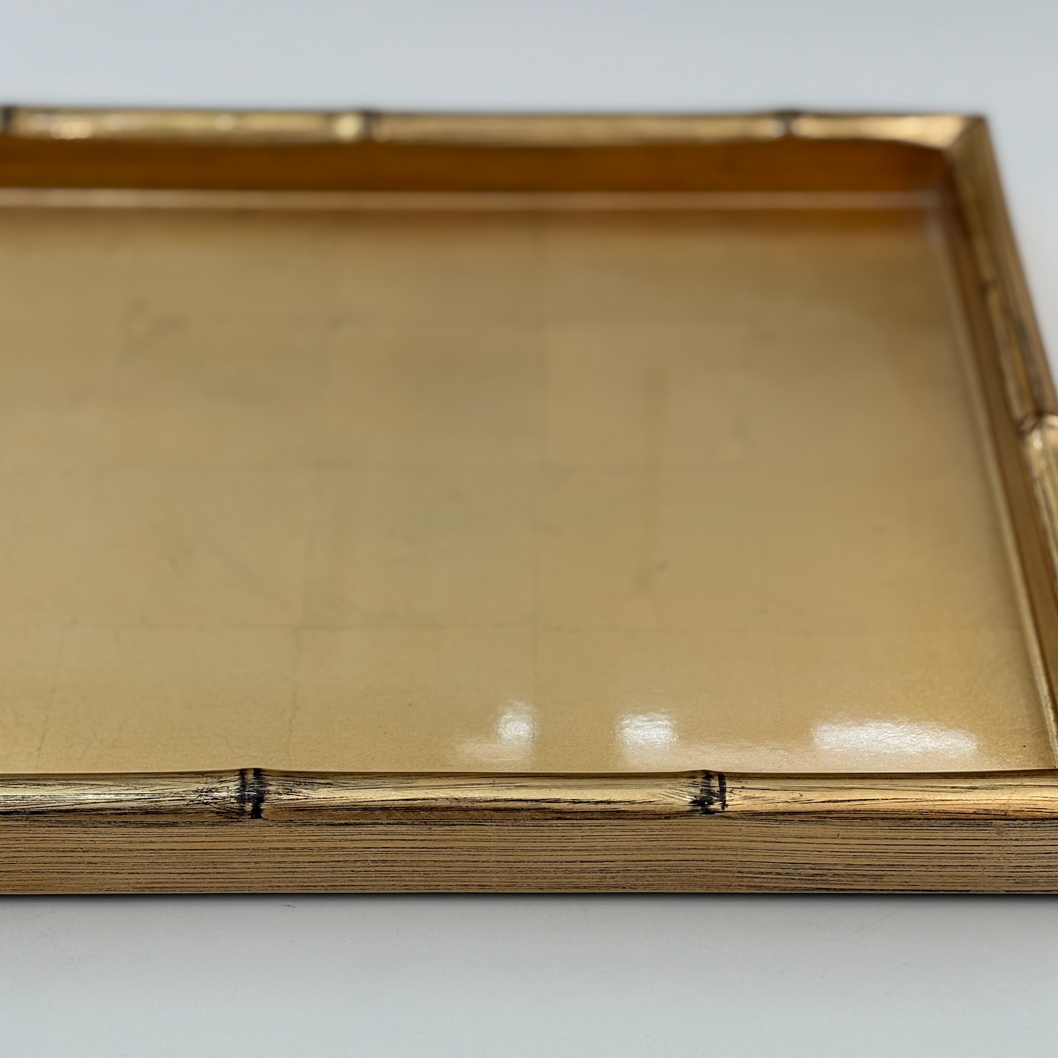 Gold Bamboo Tray