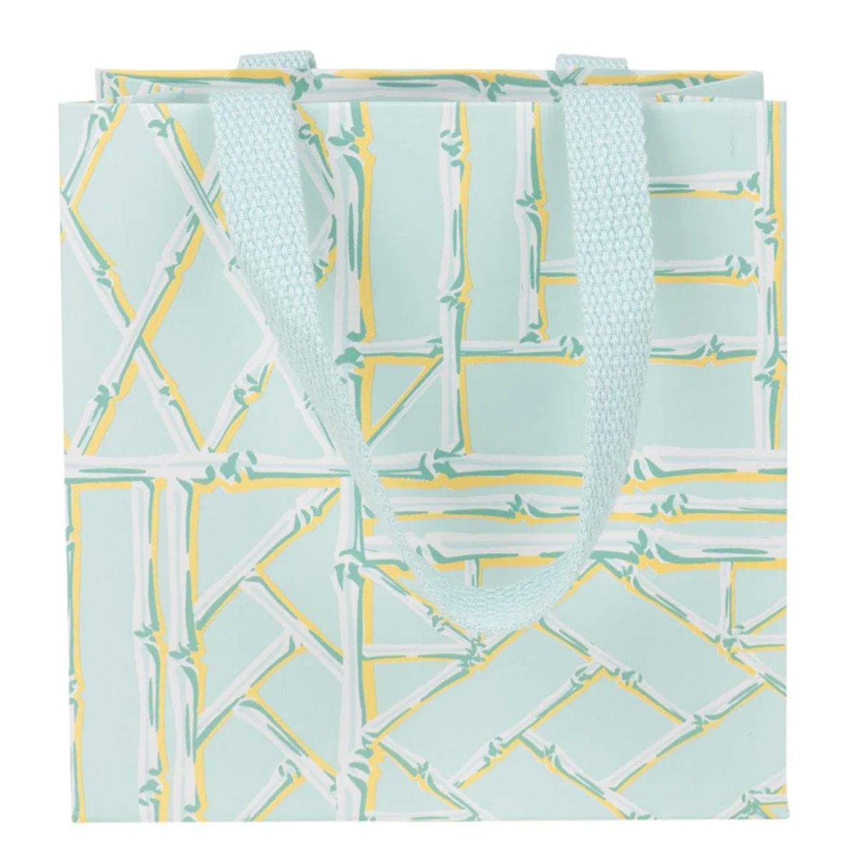 Bamboo Screen Robin's Egg Small Gift Bag