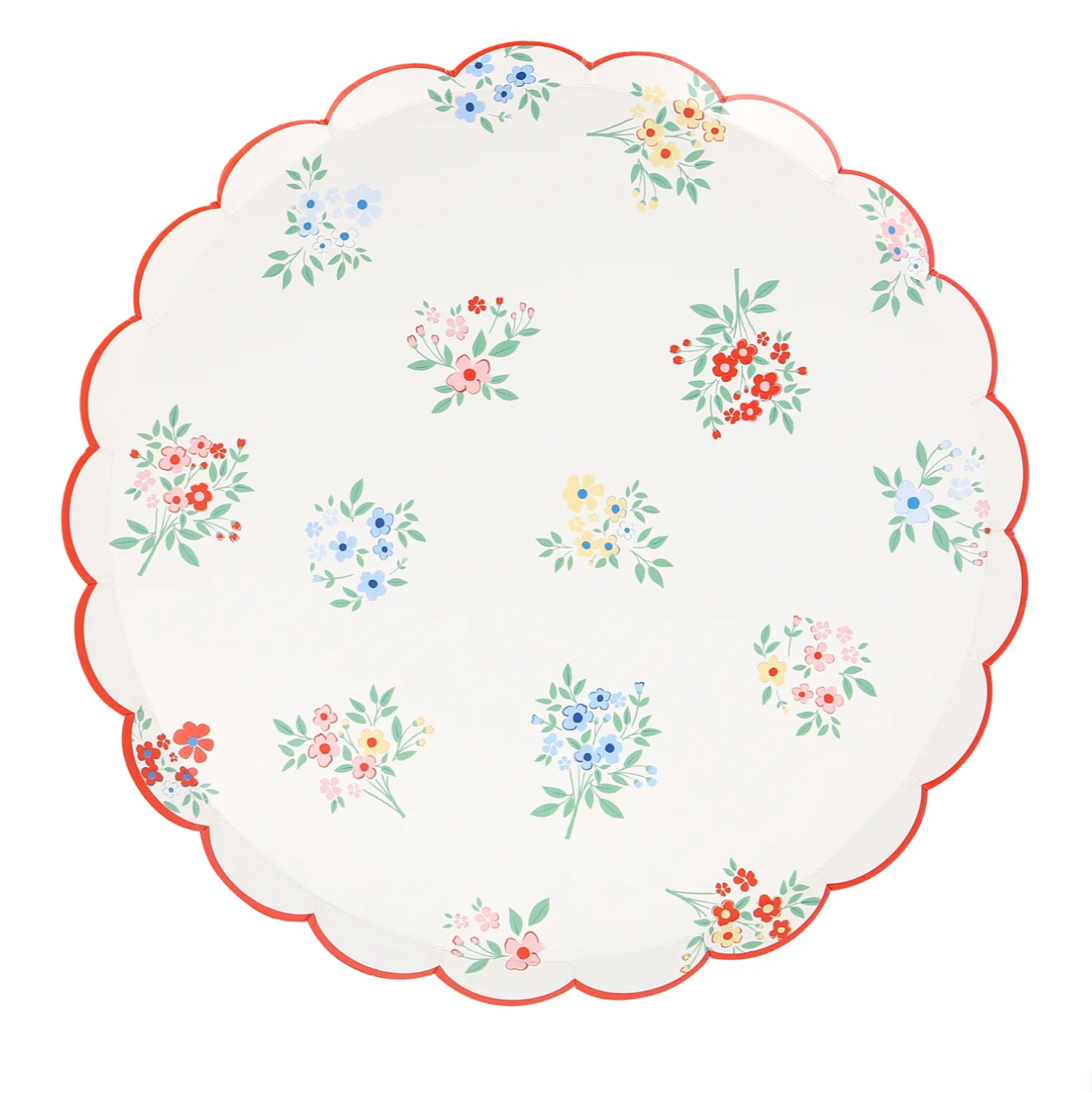 Ditsy Posy Scalloped Side Plates