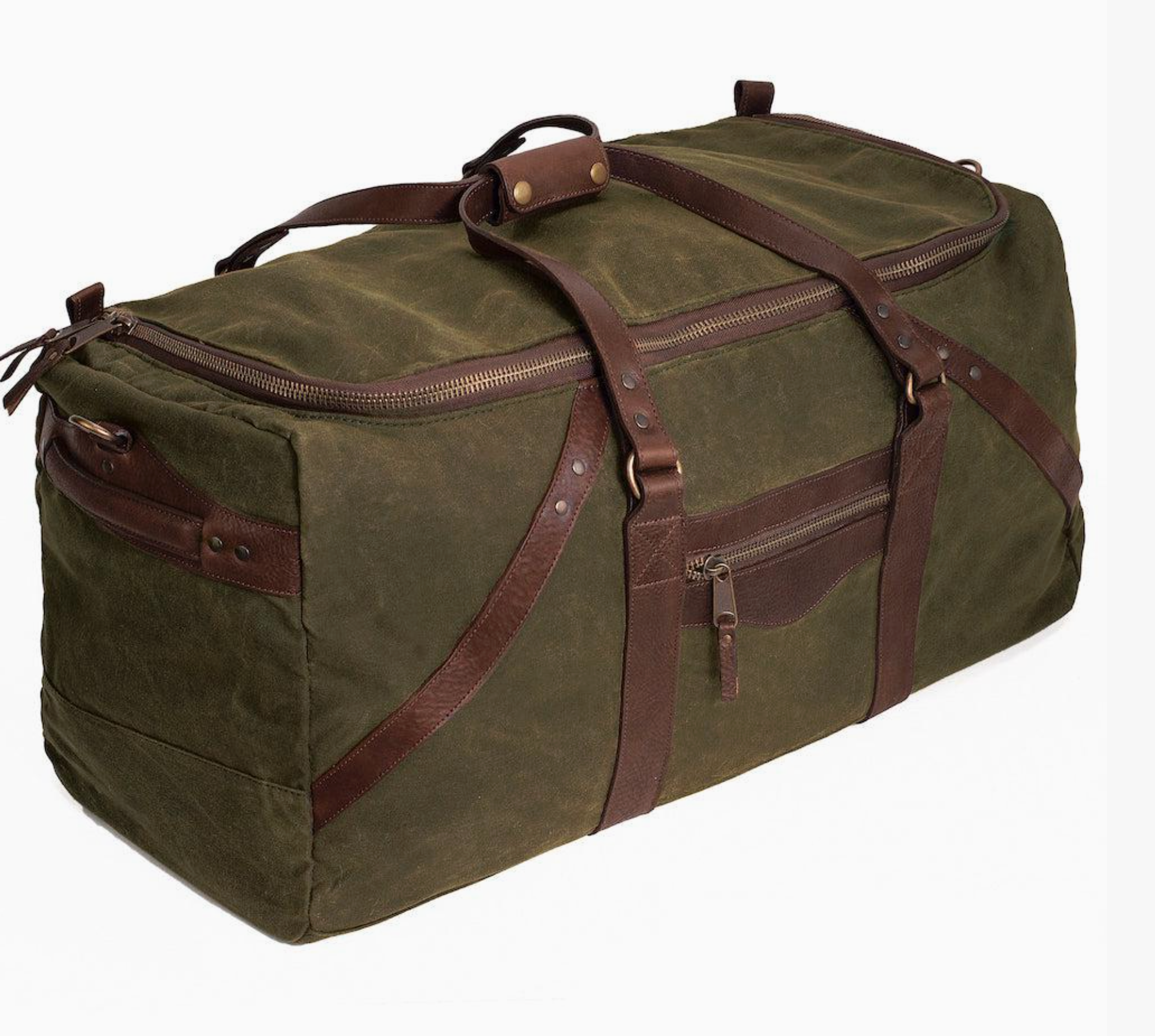 Waxed Canvas Extra Large Duffle Bag