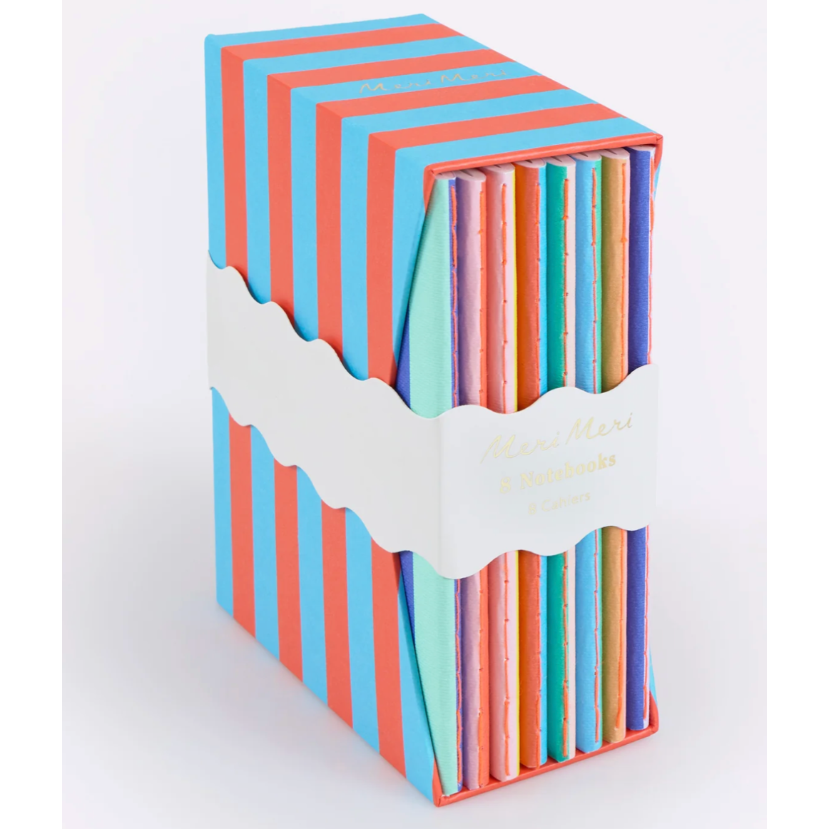 Striped Softcover Boxed Notebooks Set