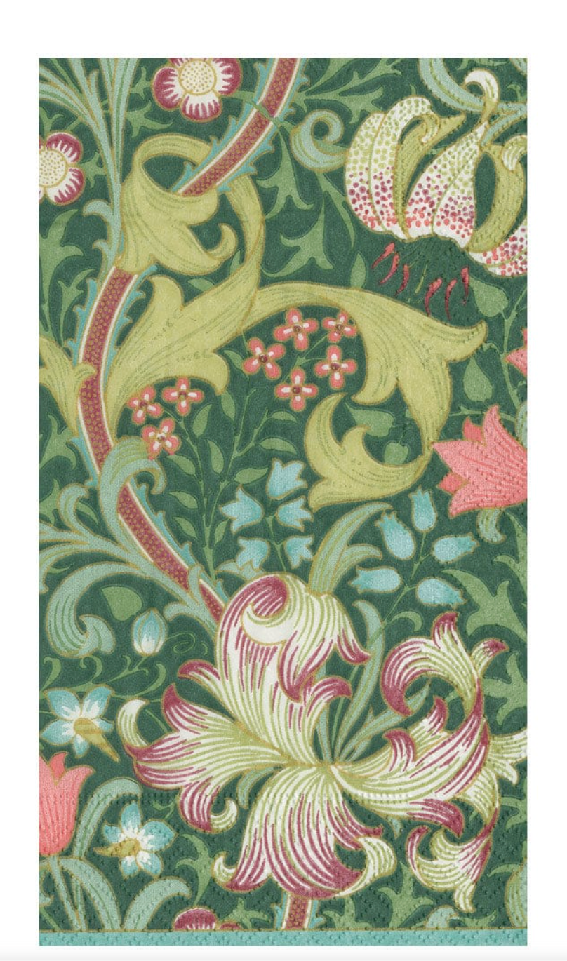 Golden Lily Forest Guest Towel