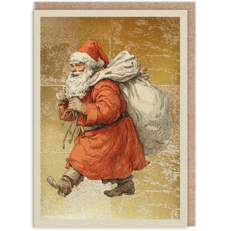 Santa Greeting Card
