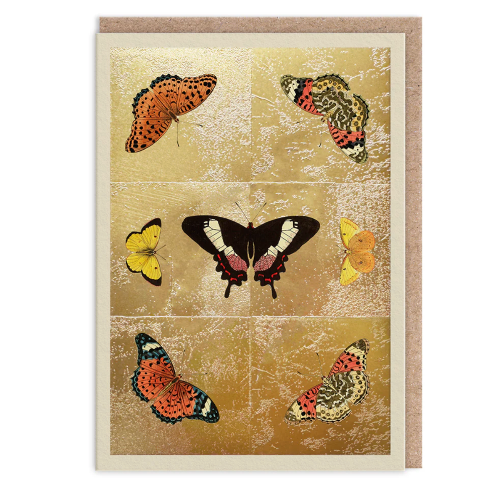 Butterfly Symmetry Greeting Card
