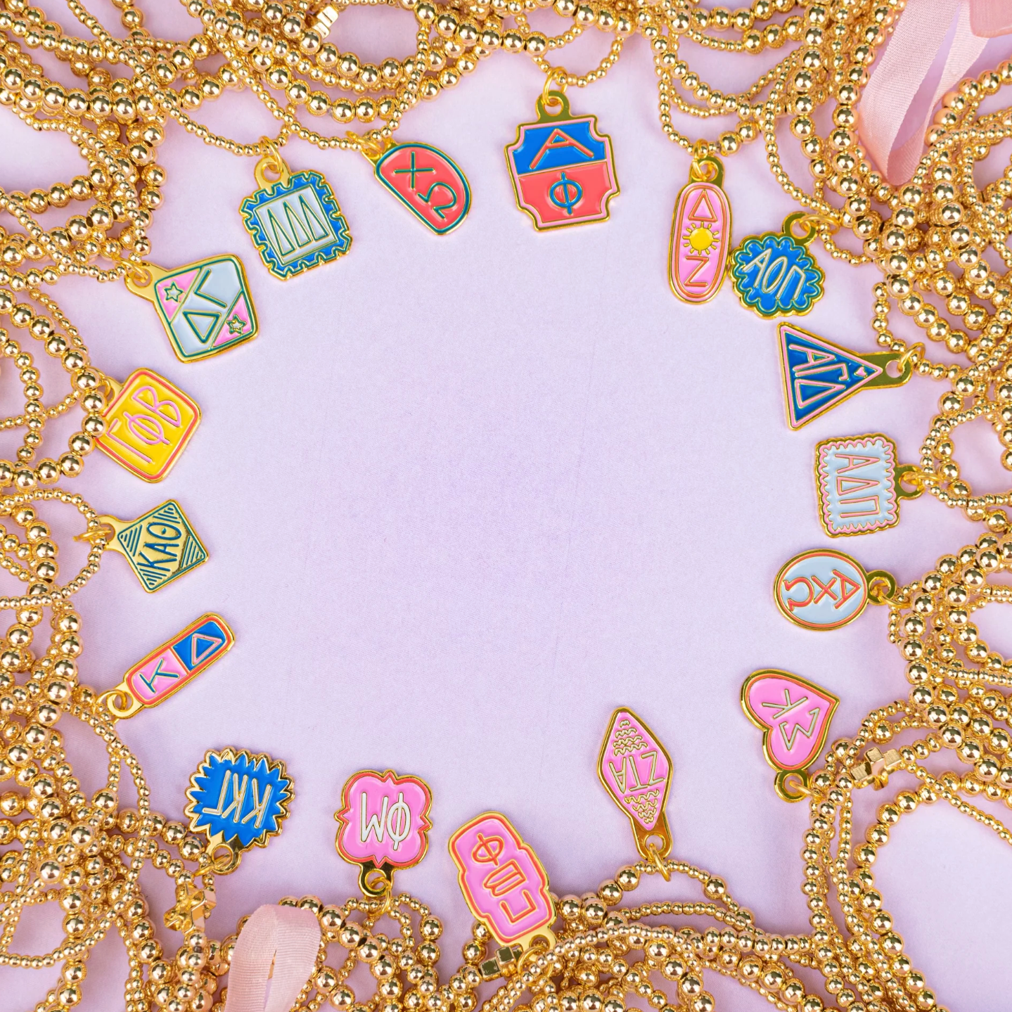 Sorority Charm Stack Bracelets