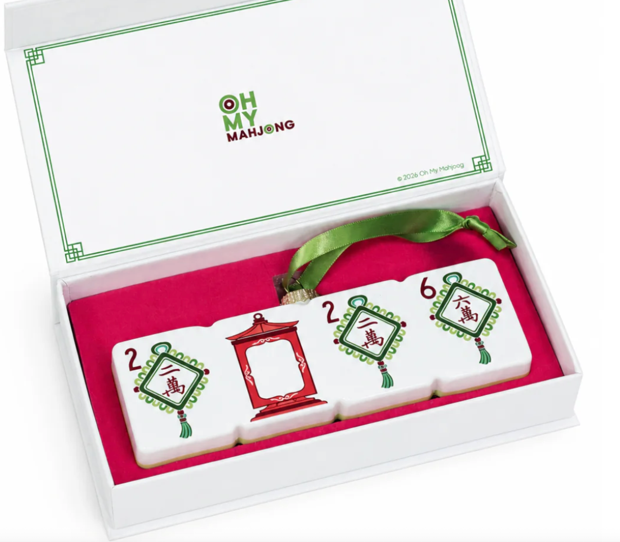 Lucky Knots Mahjong Ornament