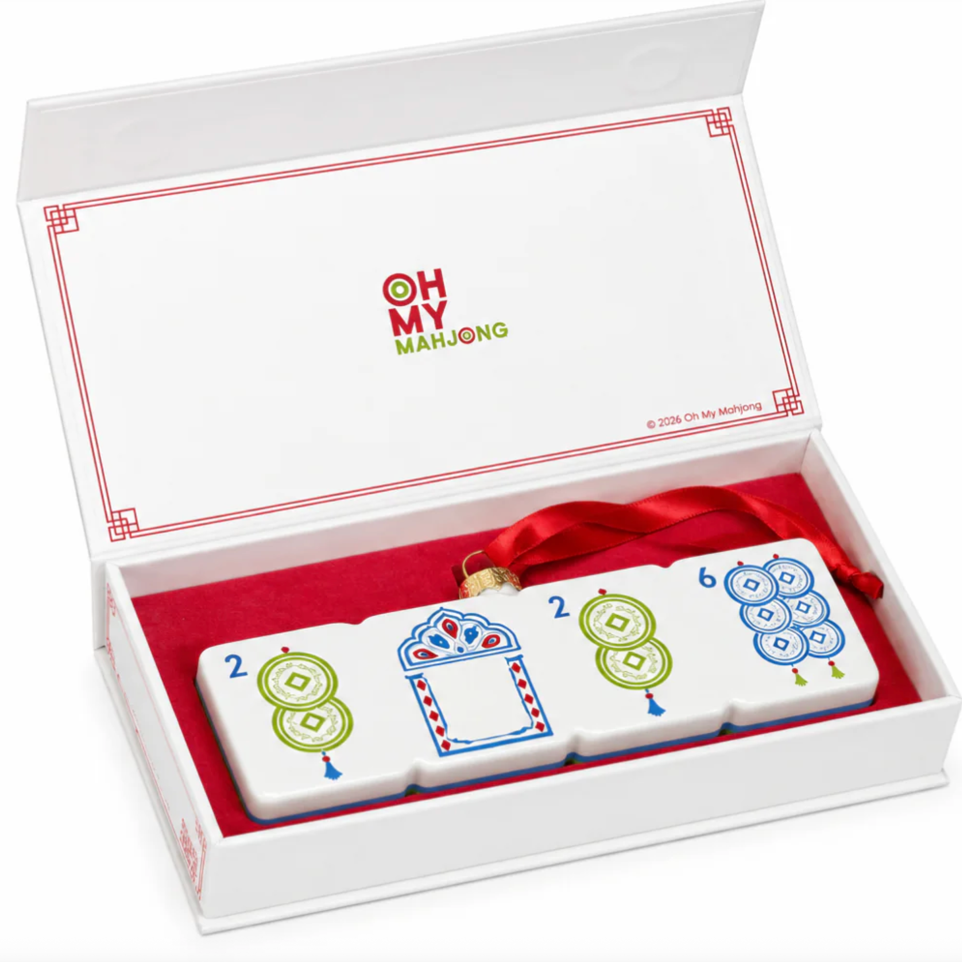 Fortune Coin Mahjong Ornament