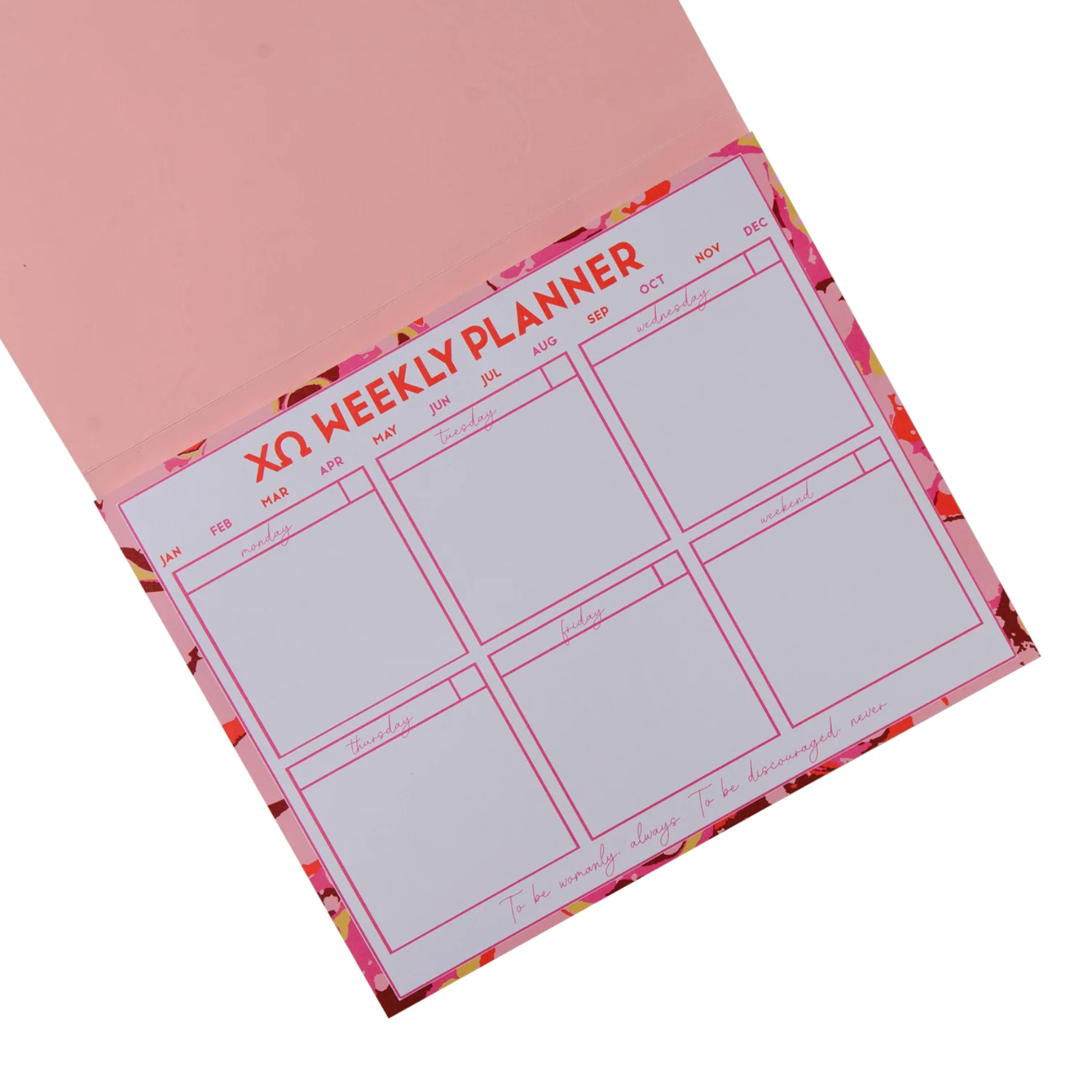 Sorority Weekly Planner