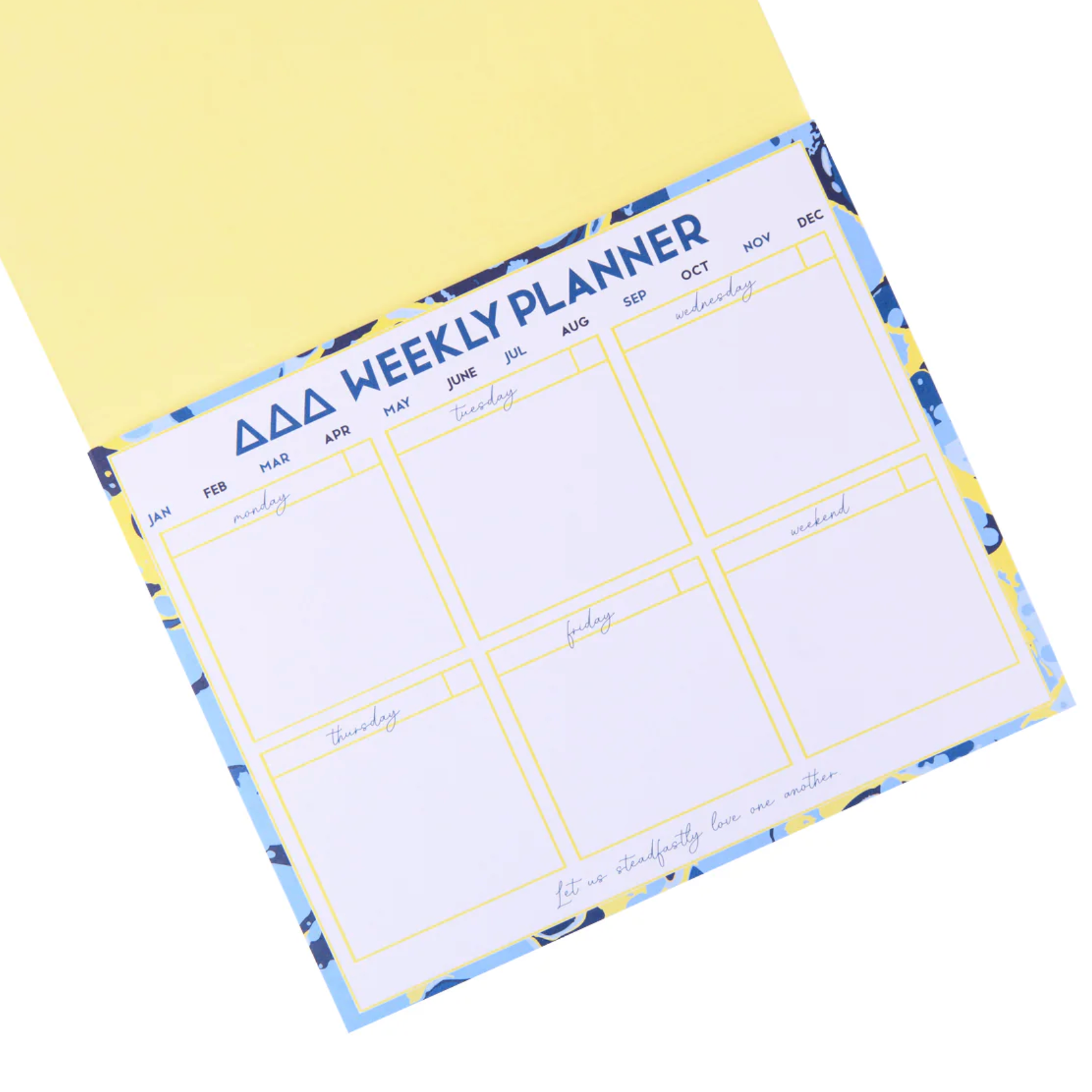 Sorority Weekly Planner