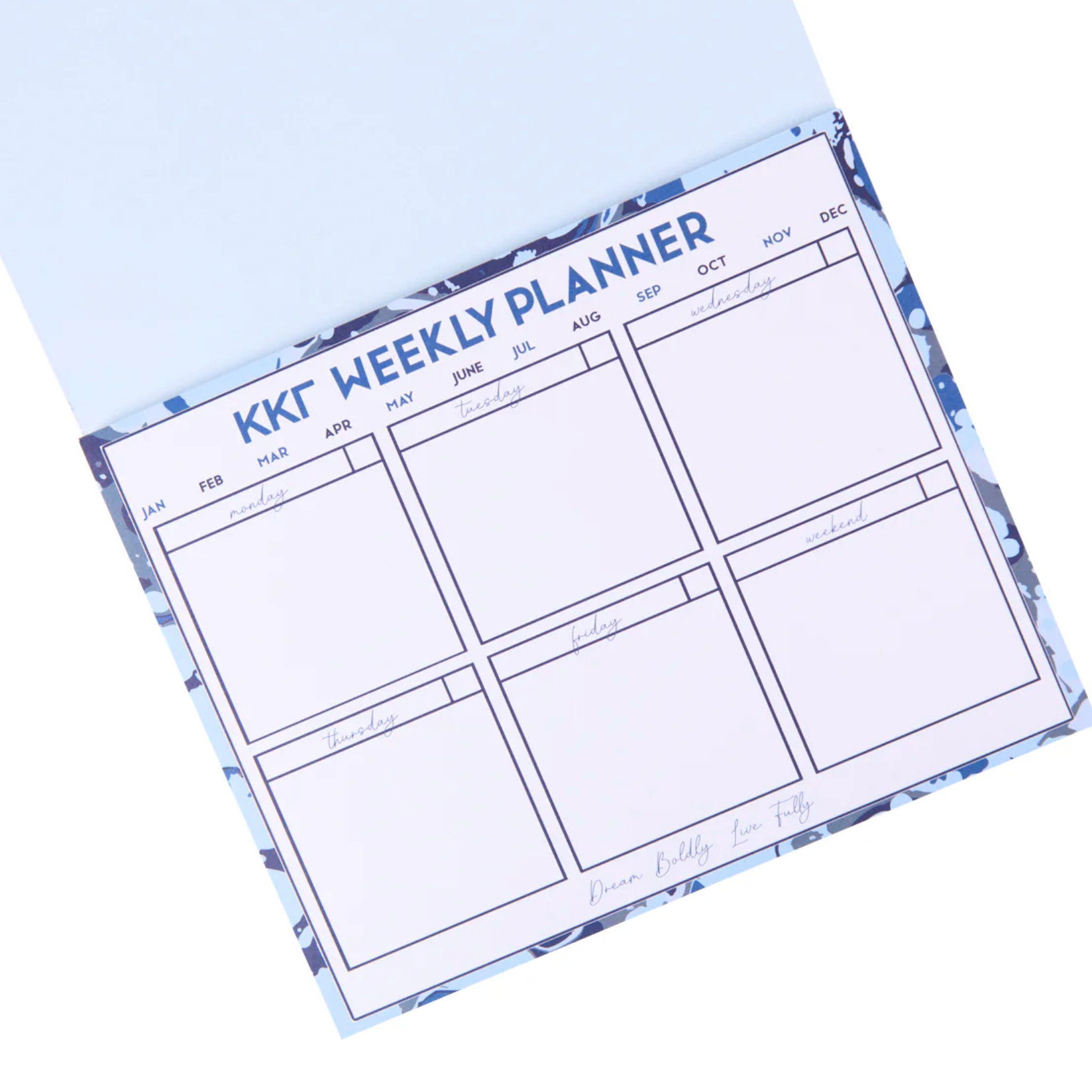 Sorority Weekly Planner