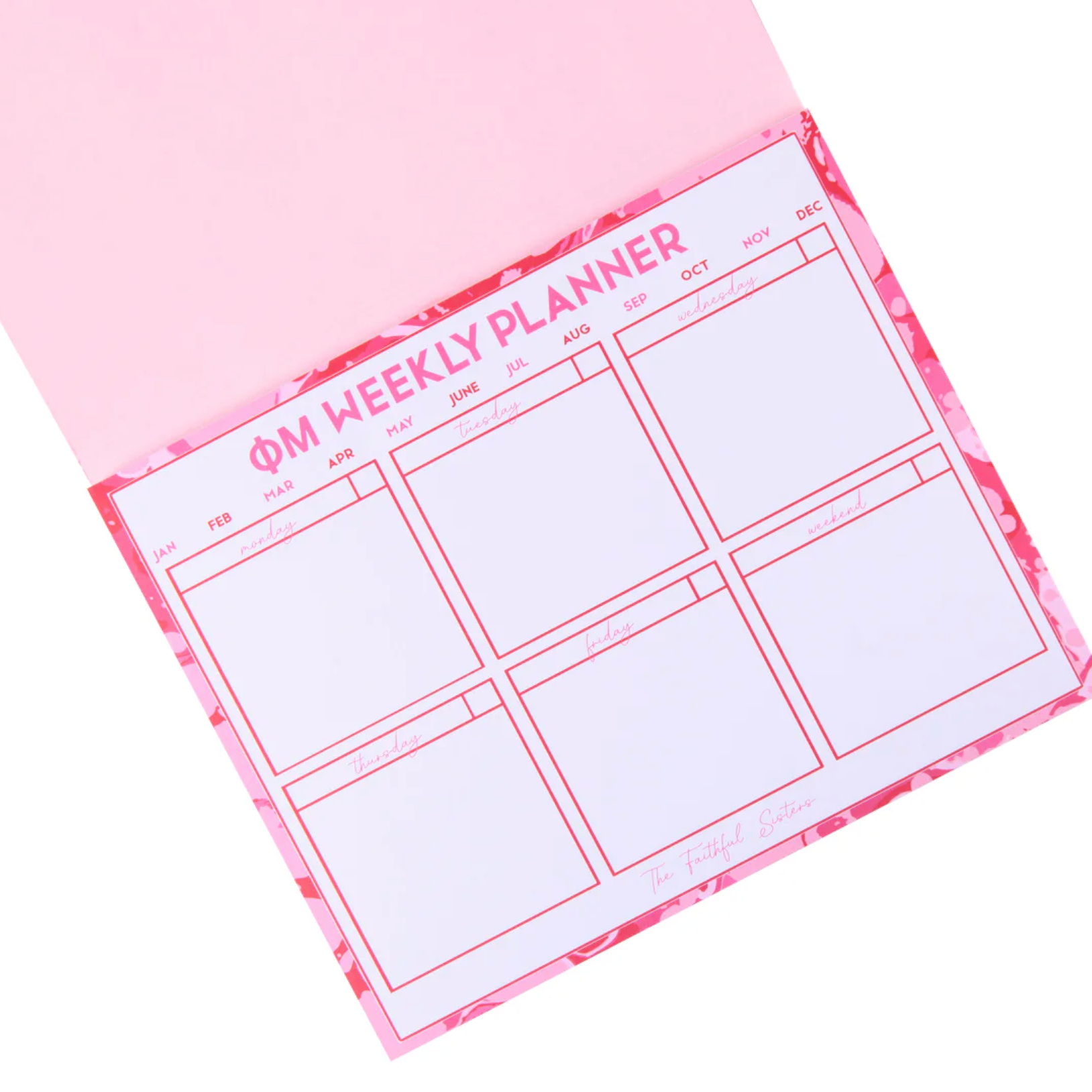 Sorority Weekly Planner