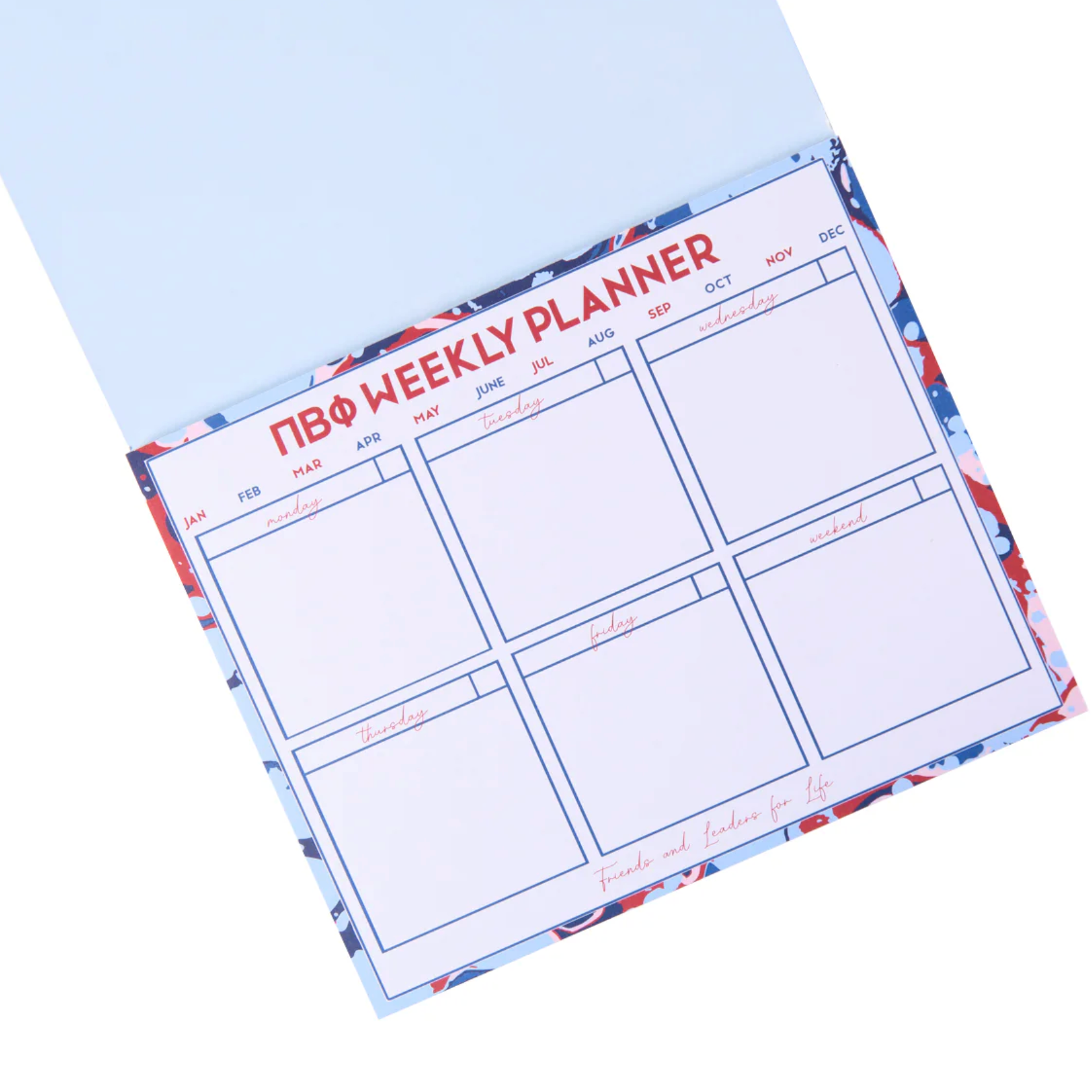 Sorority Weekly Planner