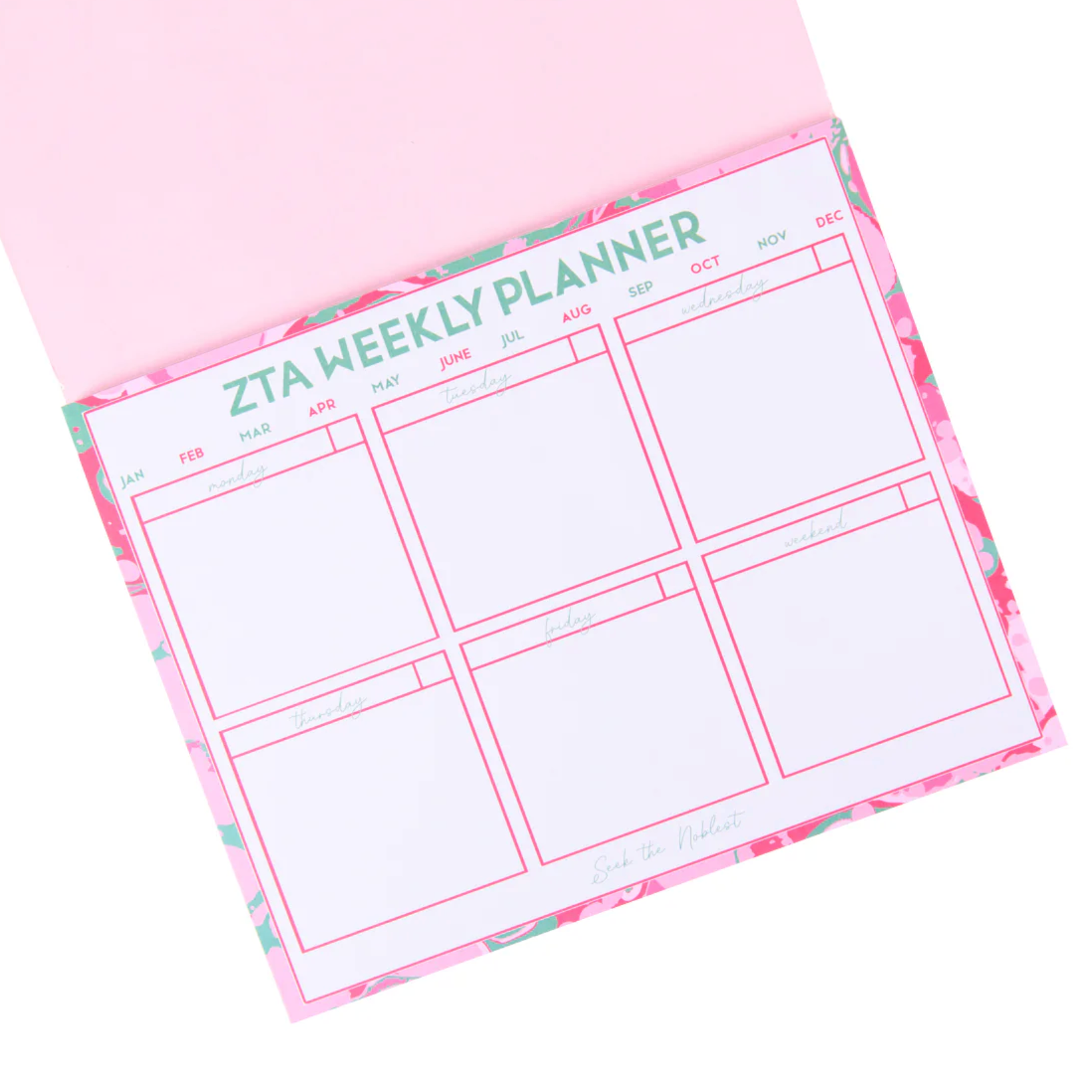 Sorority Weekly Planner