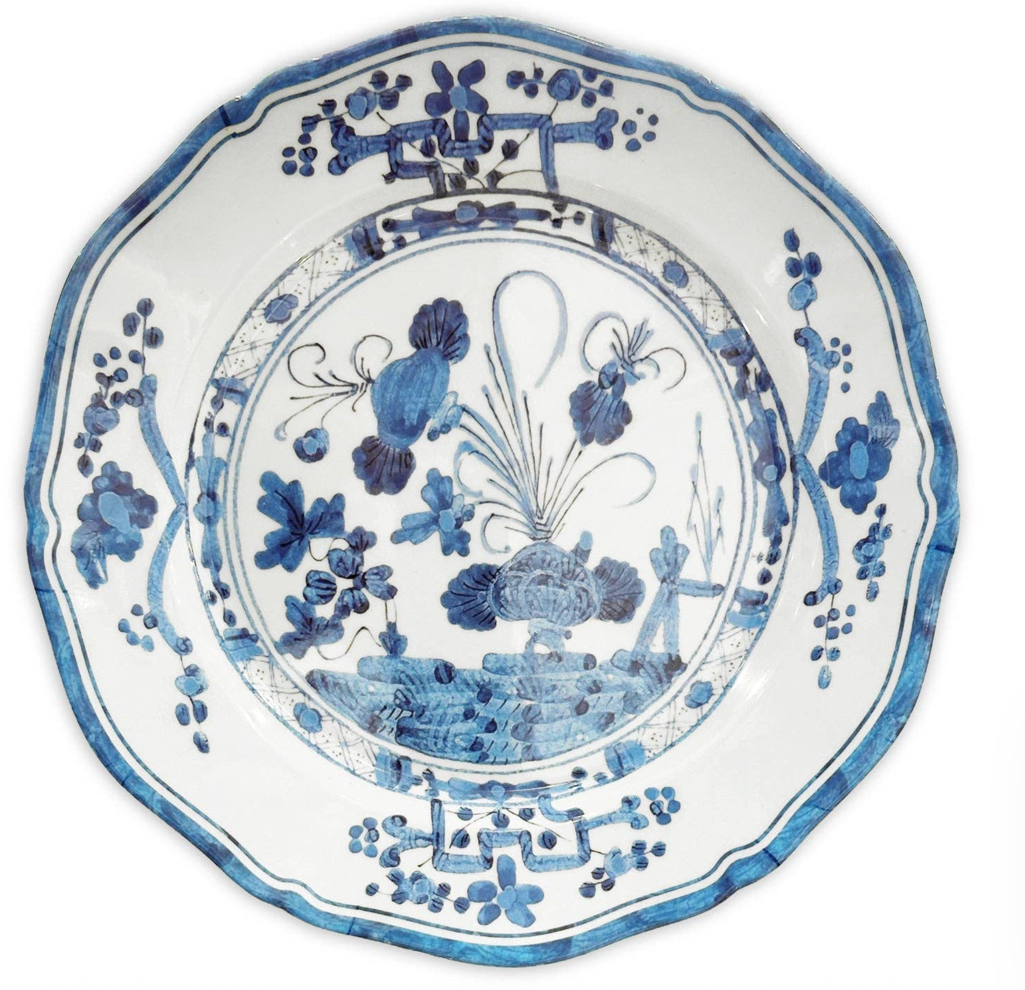 VIDA Faenza Plate Blue