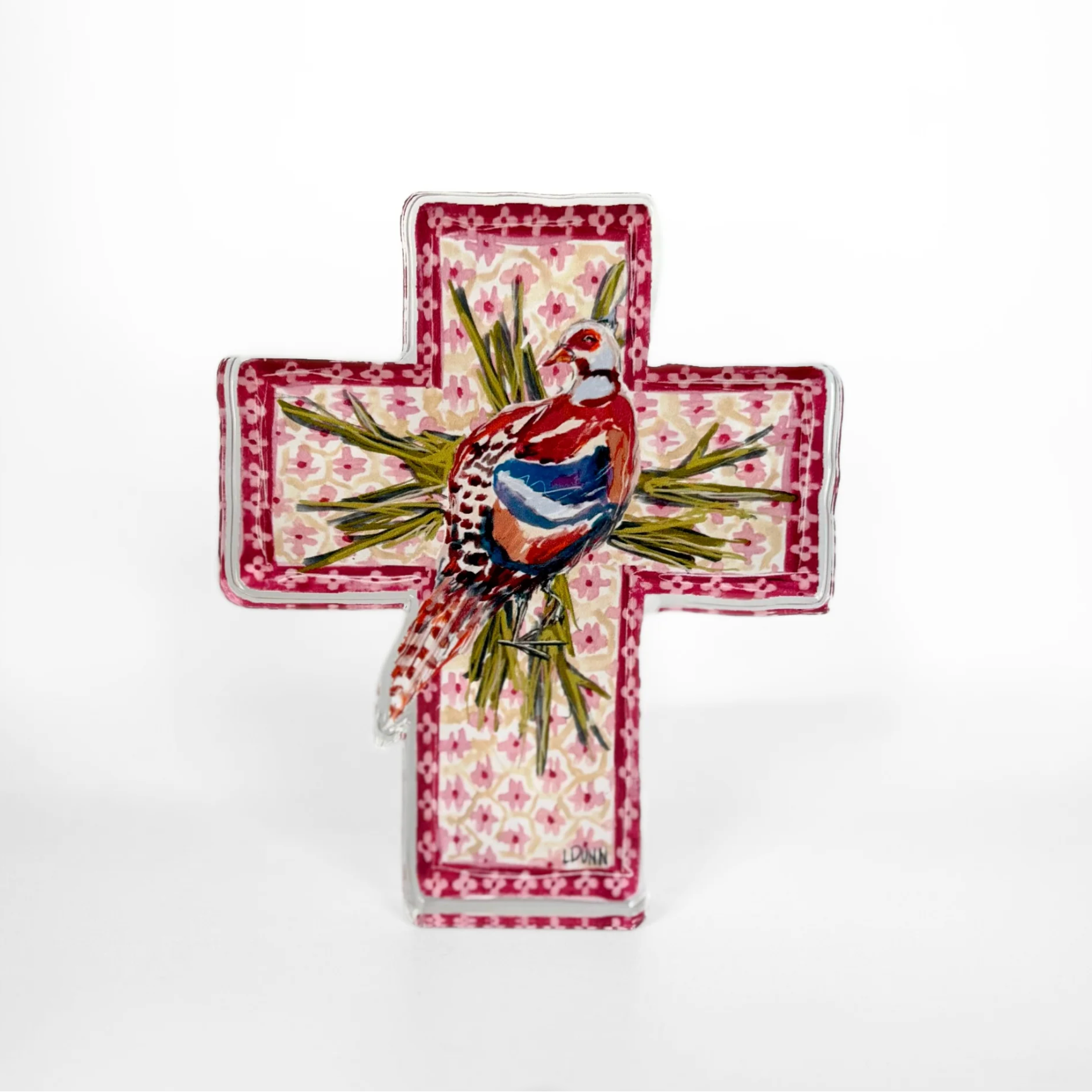 Sanctuary in the Meadow Acrylic Cross