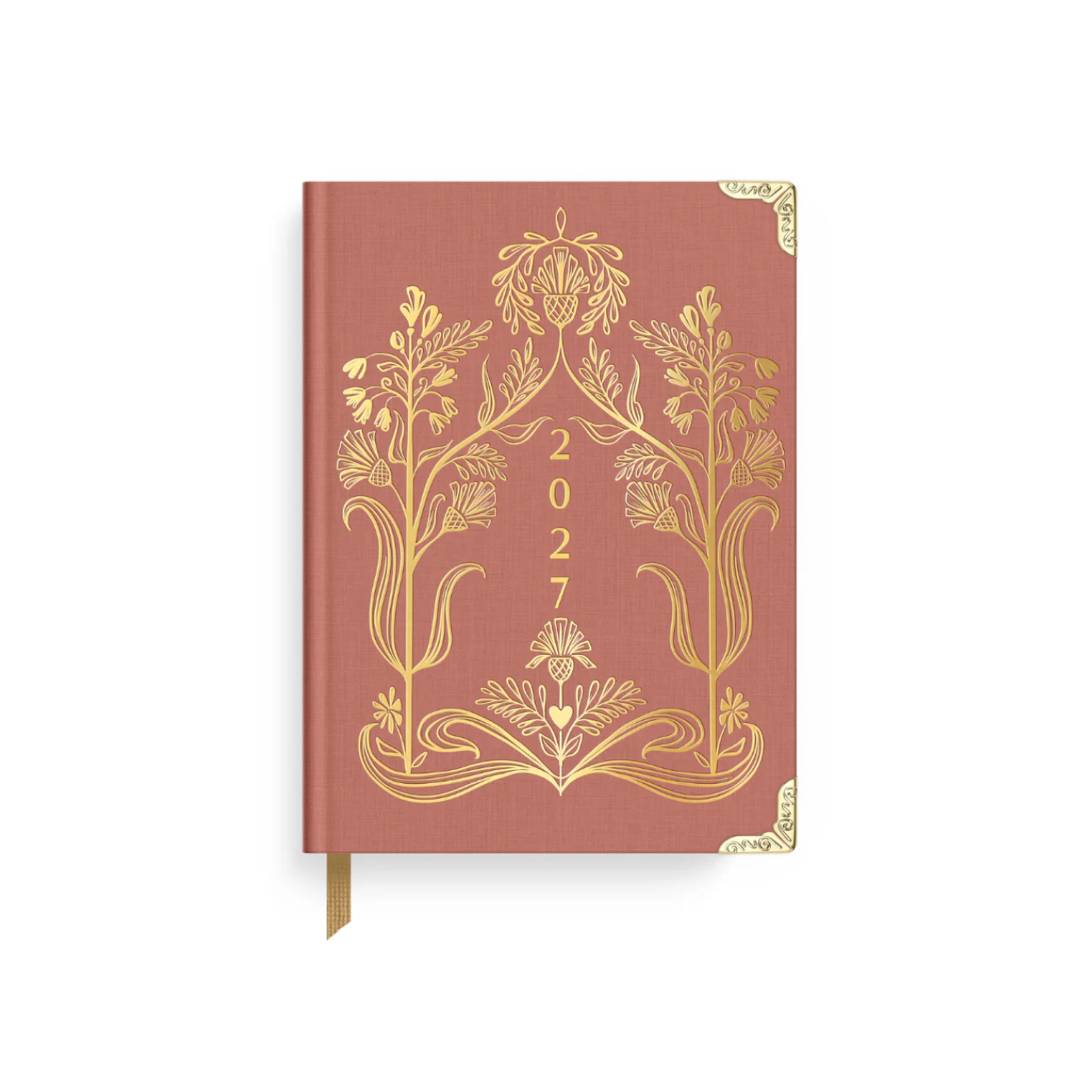 2027 Golden Thistle Weekly Planner