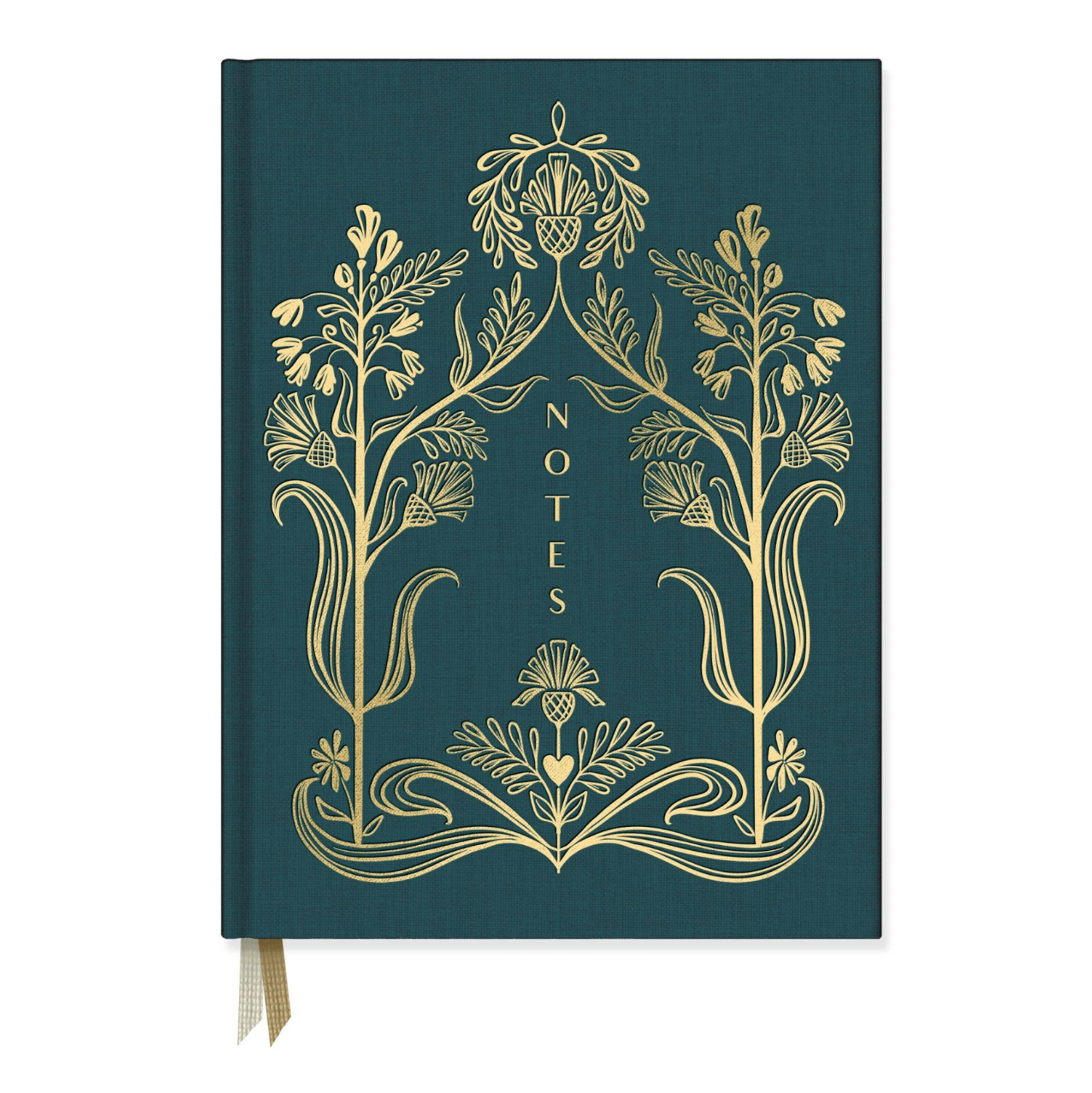 Golden Thistle Bookcloth Notebook